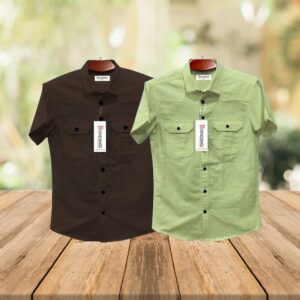 Half sleeve double pocket Shirt