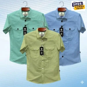Double Pocket Half Shirt