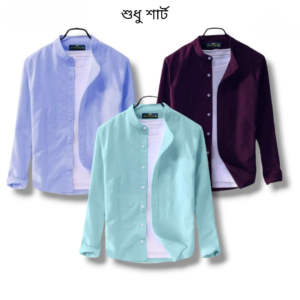 Band Collar Shirt