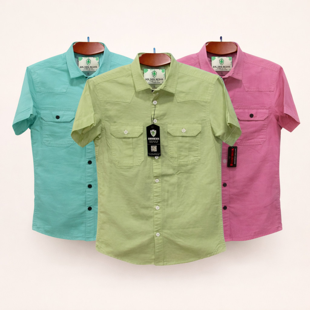 Half sleeve double pocket shirt - Image 2